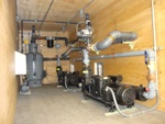 Rotary Claw Vacuum Pumps Installed Inside Cargo Container